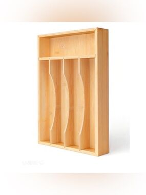 Krismax, NWT, Bamboo, cutlery, drawer organizer, for kitchen
